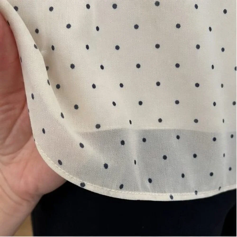 Cream Wrap Blouse